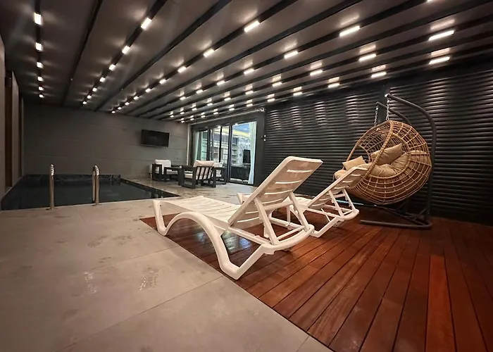 Modern With Heated Private Pool - Antalya Lara Villa